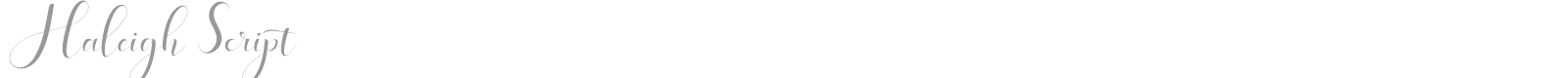 Haleigh Script font preview